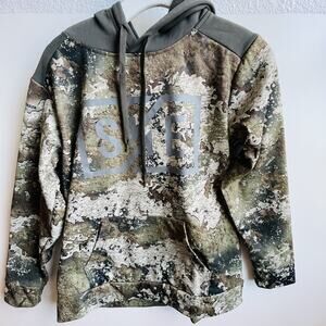 Strata Hoodie Camouflage Medium Pullover Excellent